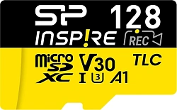 Флеш карта microSD 128GB Silicon Power SP128GBSTXLA2V1NSP Inspire + adapter