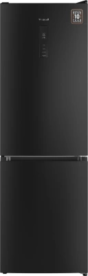 Холодильник Weissgauff WRK 185 Total NoFrost Inverter Black Inox 2-хкамерн. черная сталь