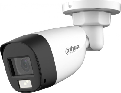 Камера видеонаблюдения аналоговая Dahua DH-HAC-HFW1500CLP-IL-A-0360B-S2 3.6-3.6мм HD-CVI HD-TVI цв. корп.:белый (DH-HAC-HFW1500CLP-IL-A-0360B)