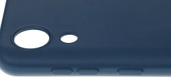 Чехол (клип-кейс) BoraSCO для Samsung Galaxy A03 Core Microfiber Case синий (40946)