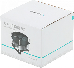 Устройство охлаждения(кулер) Deepcool CK-11508 V2 Soc-1151/1200 черный 3-pin 25dB Al 65W 245gr Ret (DP-ICAS-CK11508-V2)