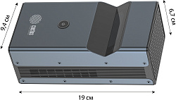 Проектор Cactus CS-PRU.03B.Full HD-A DLP 650Lm ANSI (1920x1080) 2000:1 ресурс лампы:30000часов 2xUSB typeA 1xHDMI 1.5кг