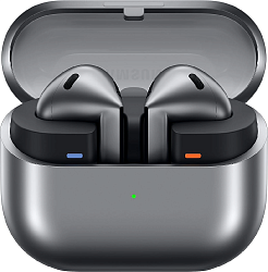 Гарнитура вкладыши Samsung Galaxy Buds 3 серебристый беспроводные bluetooth в ушной раковине (SM-R530NZAACIS)