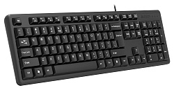 Клавиатура A4Tech KK-3 черный USB (KK-3 USB (BLACK))