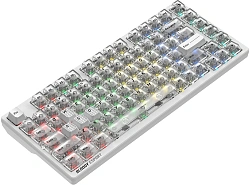 Клавиатура A4Tech MS76 белый USB Multimedia for gamer LED