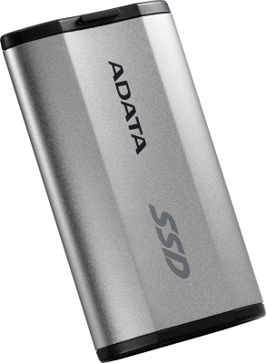 Накопитель SSD A-Data USB-C 4TB SD810-4000G-CSG SD810 1.8" серый