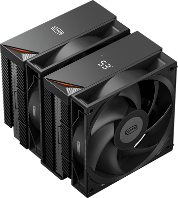 Устройство охлаждения(кулер) PcCooler RT620 Digital BK Soc-AM5/AM4/1151/1200/2066/1700 черный 4-pin 28-32dB Al+Cu LCD 265W Ret (RT620-BKNWYL-GL)