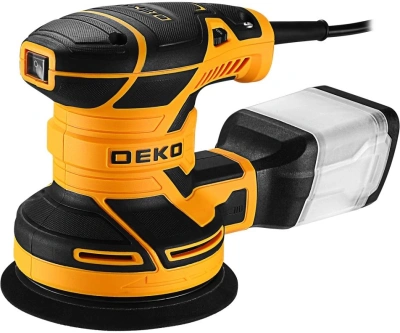 Эксцентриковая шлифмашина Deko DK400G 400Вт D125мм (085-1056)