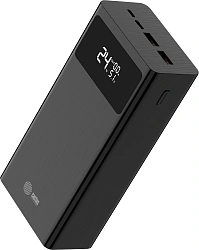 Мобильный аккумулятор Cactus CS-PBFSKA-30000 30000mAh 22.5W 4.5A USB-A/USB-C черный