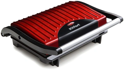 Сэндвичница Kitfort КТ-1609 Panini Maker 640Вт красный/черный
