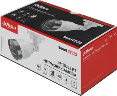 Камера видеонаблюдения IP Dahua DH-IPC-HFW1230S1P-0280B-S6 2.8-2.8мм цв. корп.:белый