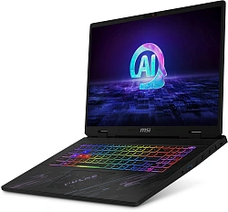 Ноутбук MSI Pulse 17 AI C1VEKG-088XRU Core Ultra 5 135H 16Gb SSD1Tb NVIDIA GeForce RTX4050 6Gb 17" IPS QHD+ (2560x1600) FreeDOS black WiFi BT Cam (9S7-17T311-088)