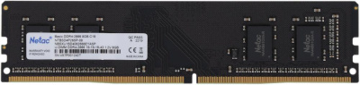 Память DDR4 8Gb 2666MHz Netac NTBSD4P26SP-08 Basic RTL PC4-21300 CL19 DIMM 288-pin 1.2В single rank Ret