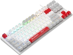 Клавиатура A4Tech S310N механическая белый/красный USB Multimedia for gamer