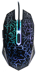 Мышь Оклик 895G HELLFIRE черный оптическая 3200dpi USB 6but (412863)