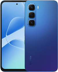 Смартфон Infinix X6728 HOT 60i 128Gb 4Gb синий моноблок 3G 4G 2Sim 6.7" 720x1600 Android 15 50Mpix 802.11 a/b/g/n/ac NFC GPS Protect FM microSD max1024Gb