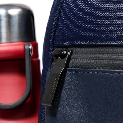 Рюкзак Piquadro Orion CA6619S136/BLU синий ткань/натур.кожа