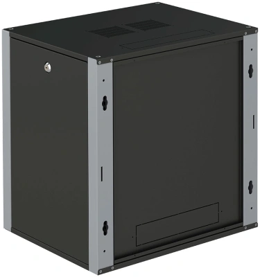 Шкаф коммутационный Sysmatrix (WP 6312.910) настенный 12U 600x350мм пер.дв.стекл 2 бок.пан. 60кг черный 200мм 20кг 585мм IP20 металл