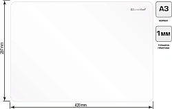 Доска для лепки Silwerhof SCR-BORDA3WH Create прямоугольная A3 1мм цв.белый