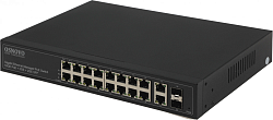 Коммутатор Osnovo SW-8182/L(300W) (L2+) 20x1Гбит/с 2SFP 16PoE 300W управляемый