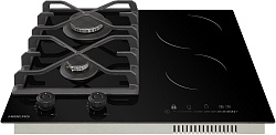 Газовая варочная поверхность Hiberg VM 6021 B черный