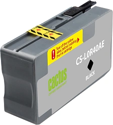 Картридж струйный Cactus CS-L0R40AE 957XL черный пигментный (73мл) для HP OfficeJet 8210/8218/8720/8725/8730 с чипом