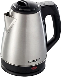 Чайник электрический Scarlett SC-EK21S25 1.5л. 1350Вт серебристый корпус: металл/пластик (EK21S25)