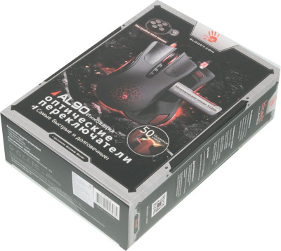 Мышь A4Tech Bloody AL90 Blazing черный лазерная 12000dpi USB3.0 8but (AL90 ACTIVATED)
