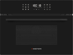 Духовой шкаф Электрический Meferi Microwave MEO609BK черный/нержавеющая сталь