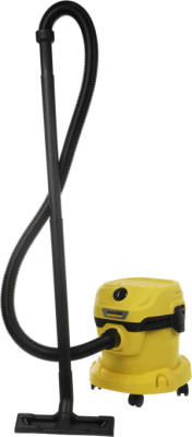 Строительный пылесос Karcher WD 2 Plus V-12/4/18 1000Вт (уборка: сухая/сбор воды) желтый