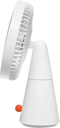 Вентилятор настольный Xiaomi Rechargeable Mini Fan 10Вт скоростей:4 белый