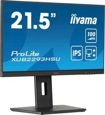 Монитор Iiyama 21.5" ProLite XUB2293HSU-B6 черный IPS LED 1ms 16:9 HDMI M/M матовая HAS Piv 1000:1 250cd 178гр/178гр 1920x1080 100Hz DP FHD USB 3.9кг