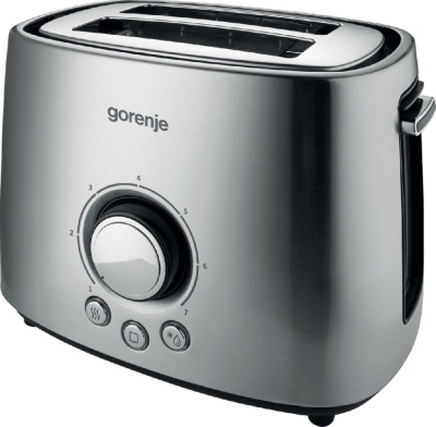 Тостер Gorenje T1000E 1000Вт серебристый/черный