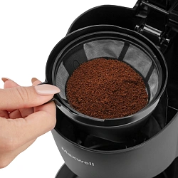 Кофеварка капельная Maxwell MW-1657 BK 600Вт черный