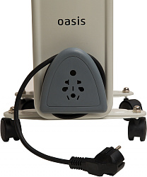 Радиатор масляный Oasis UT-10 1000Вт серый
