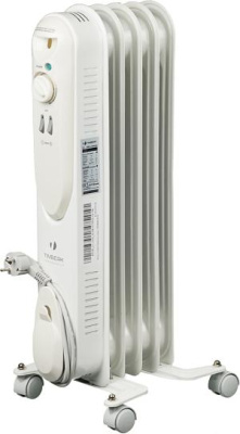 Радиатор масляный Timberk TOR 21.1005 SLX 1000Вт белый