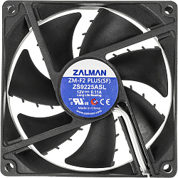 Вентилятор для корпуса Zalman ZM-F2 Plus (SF) 90х90x25 черный 3-pin 23дБ Ret