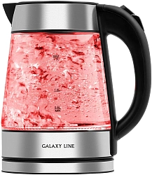Чайник электрический Galaxy Line GL 0561 1.7л. 2200Вт серебристый корпус: стекло/пластик (ГЛ0561)