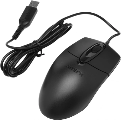 Мышь A4Tech OP-720S черный оптическая 1200dpi silent USB 2but
