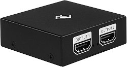Сплиттер аудио-видео Digma DHSP-v1.4x2 HDMI (f)/2хHDMI (f) черный