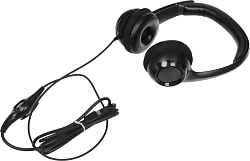 Наушники с микрофоном Logitech H390 черный 1.9м накладные USB оголовье (981-001577)