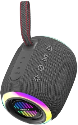 Колонка порт. Supra BTS-515 черный 20W 1.0 BT/3.5Jack/USB 10м 2400mAh