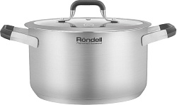 Кастрюля Rondell Stolz RDS-1754 5.2л. d=24см (с крышкой) стальной