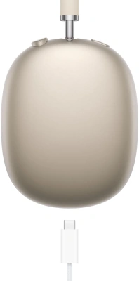 Гарнитура накладные Apple AirPods Max 2024 A3184 сияющ.зв. беспроводные bluetooth оголовье (MWW53AM/A)