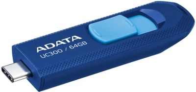 Флеш Диск A-Data 64GB Type-C UC300 ACHO-UC300-64G-RNB/BU USB3.2 синий/голубой
