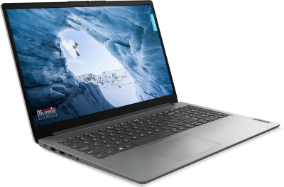 Ноутбук Lenovo IdeaPad 1 15IAU7 Core i3 1215U 8Gb SSD512Gb Intel UHD Graphics 15.6" TN FHD (1920x1080) без ОС grey WiFi BT Cam (82QD00EJUE)