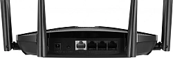 Роутер беспроводной Mercusys MR80X AX3000 10/100/1000BASE-TX черный