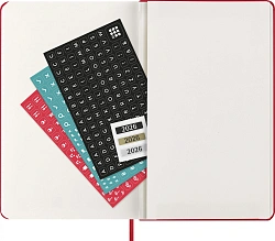 Еженедельник Moleskine CLASSIC WKNT Large 130х210мм 144стр. красный