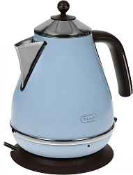 Чайник электрический Delonghi KBOV2001.AZ 1.7л. 2000Вт голубой корпус: металл/пластик