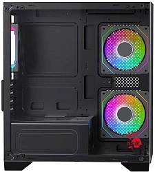 Корпус Bloody BD-CC103F черный без БП mATX 7x120mm 1xUSB2.0 1xUSB3.0 audio bott PSU